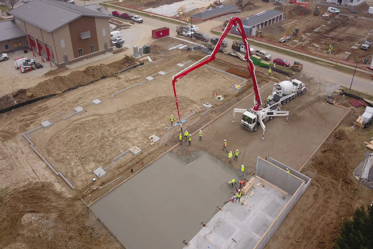 Commercial concrete work
