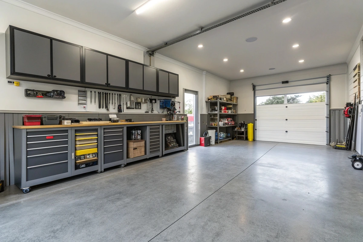 Concrete garage and shop slabs